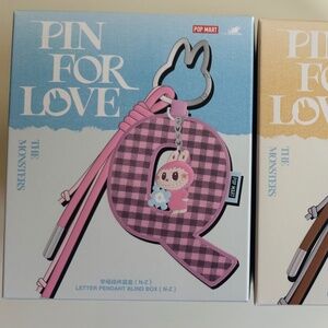 Pop Mart Labubu Pin for Love The Monsters Pendant Blind Box